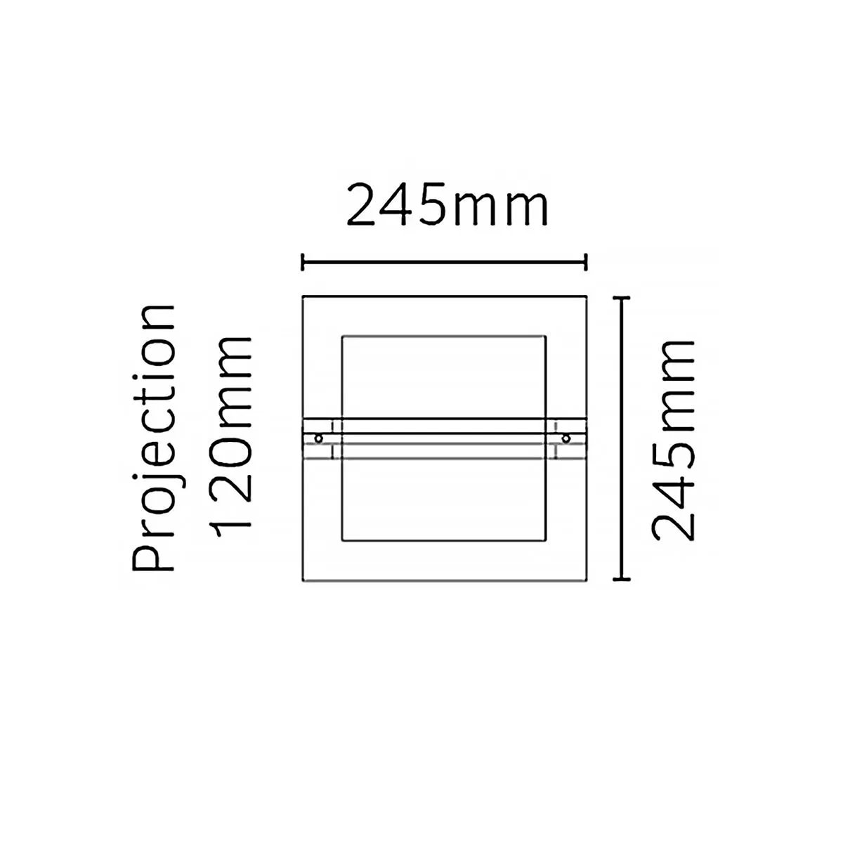 Bern 1 Light Wall Lantern - Stainless Steel With Frosted Glass | Stainless Steel