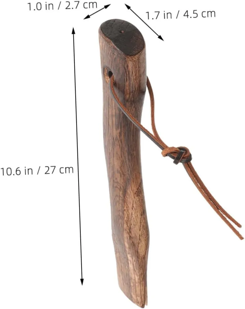 BESPORTBLE 2Pcs Wood Axe Handle Wooden Grip Replacement for Axes Easy to Install Smooth Surface for Use for Firewood Gardening Hiking Outdoor Activities