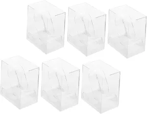 BESPORTBLE 6pcs Square Watch Storage Box Portable Case for Watch Holder Bracelet Display Box