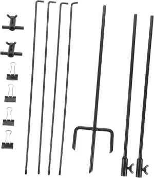 BESPORTBLE Adjustable Metal Stand for Paper Portable Holder for Outdoor Practice Sturdy Structure for Quick Setup and Versatile Use for Shooting Ranges and Archery Activities