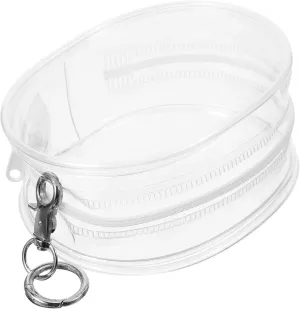 BESPORTBLE Outdoor Doll Storage Holder Clear Doll Carrying Bag with Hook Lightweight and Portable Organizer for Display and Travel