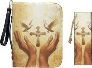Bible Cover Case for Women Bible Bag With Bookmarks for Men Church Book Handbag for Girls Boys Study
