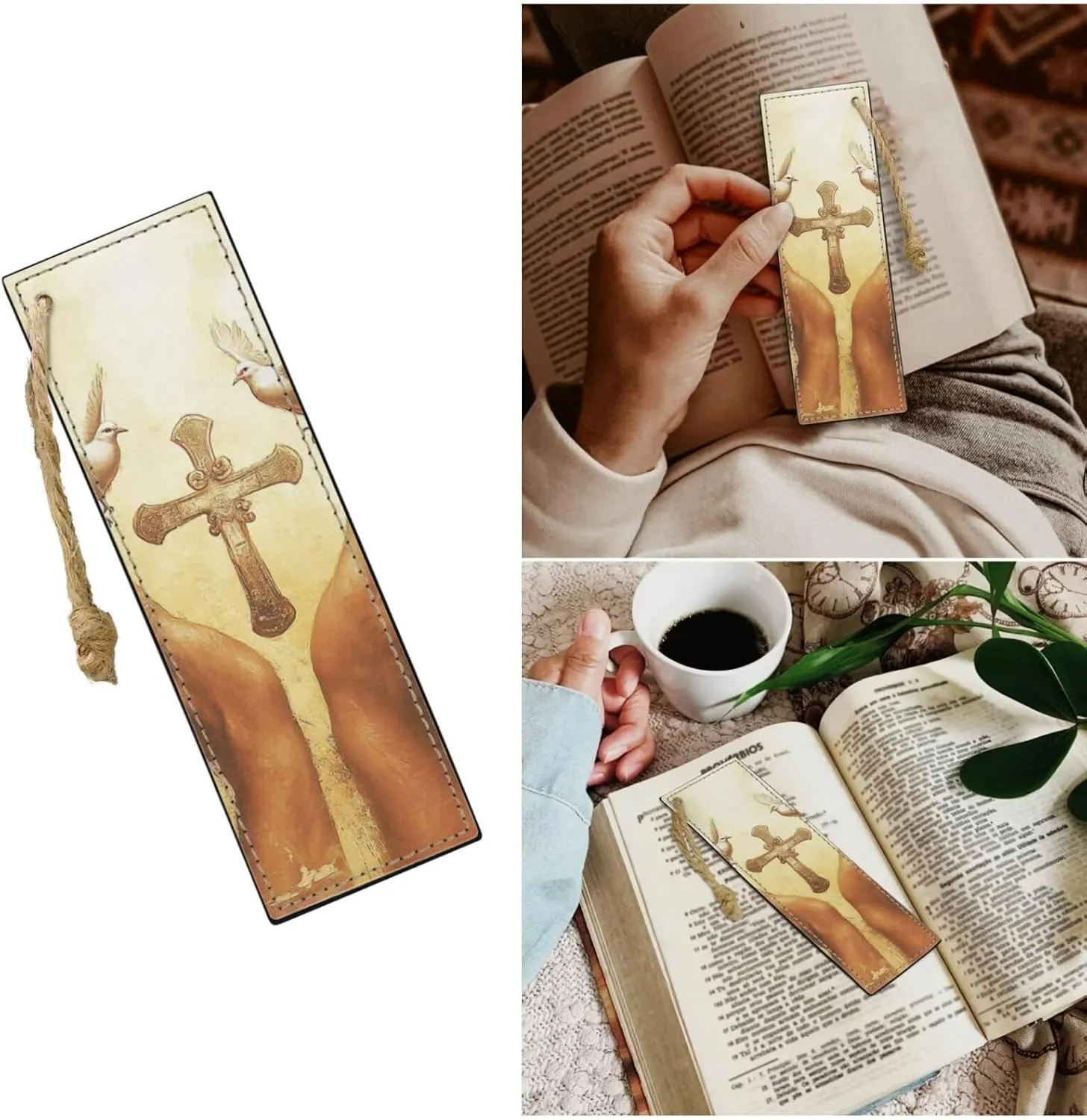 Bible Cover Case for Women Bible Bag With Bookmarks for Men Church Book Handbag for Girls Boys Study