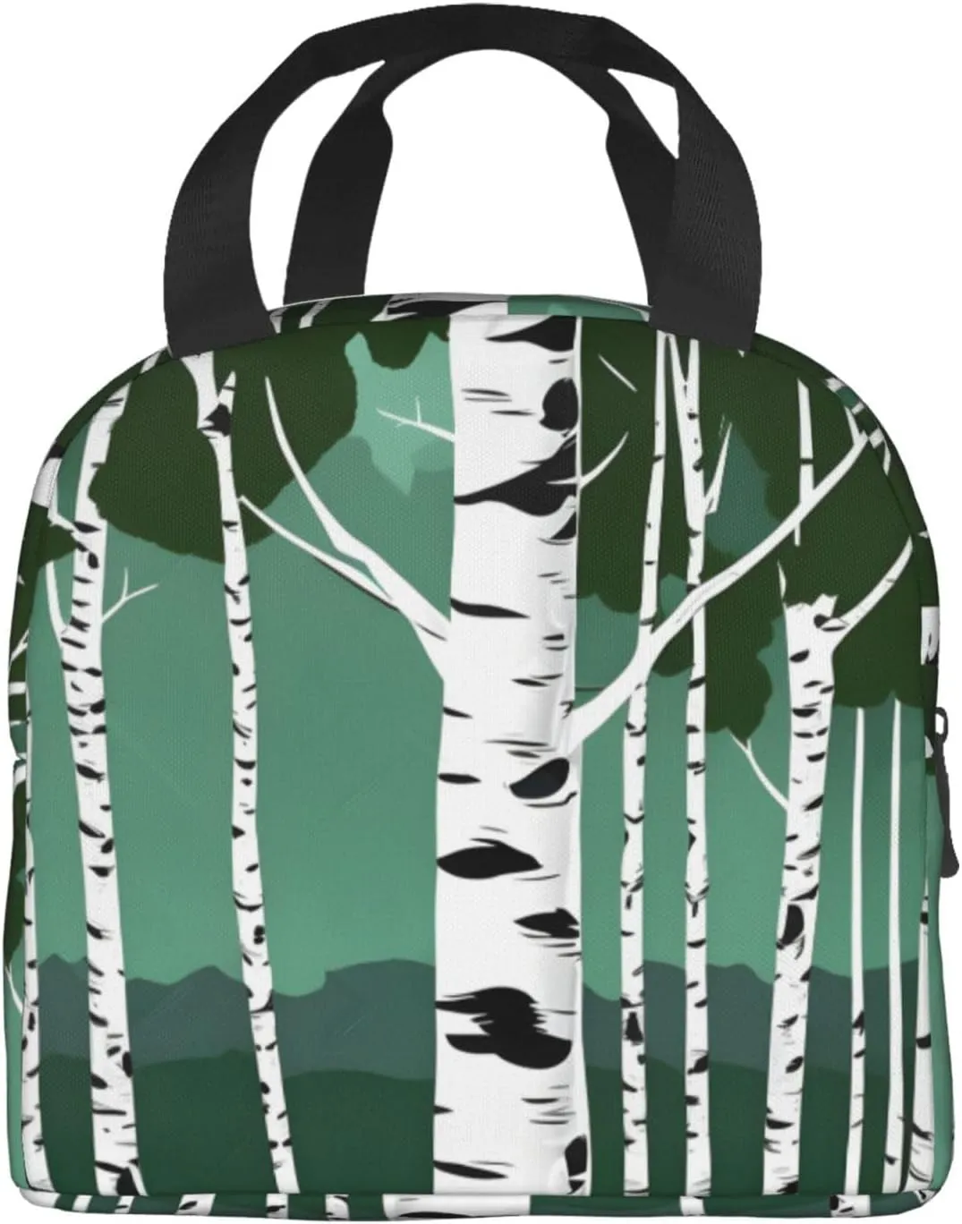 Birch Trees Lightweight Lunch Bag For Men Women Small Lunchbox Good For Office Days