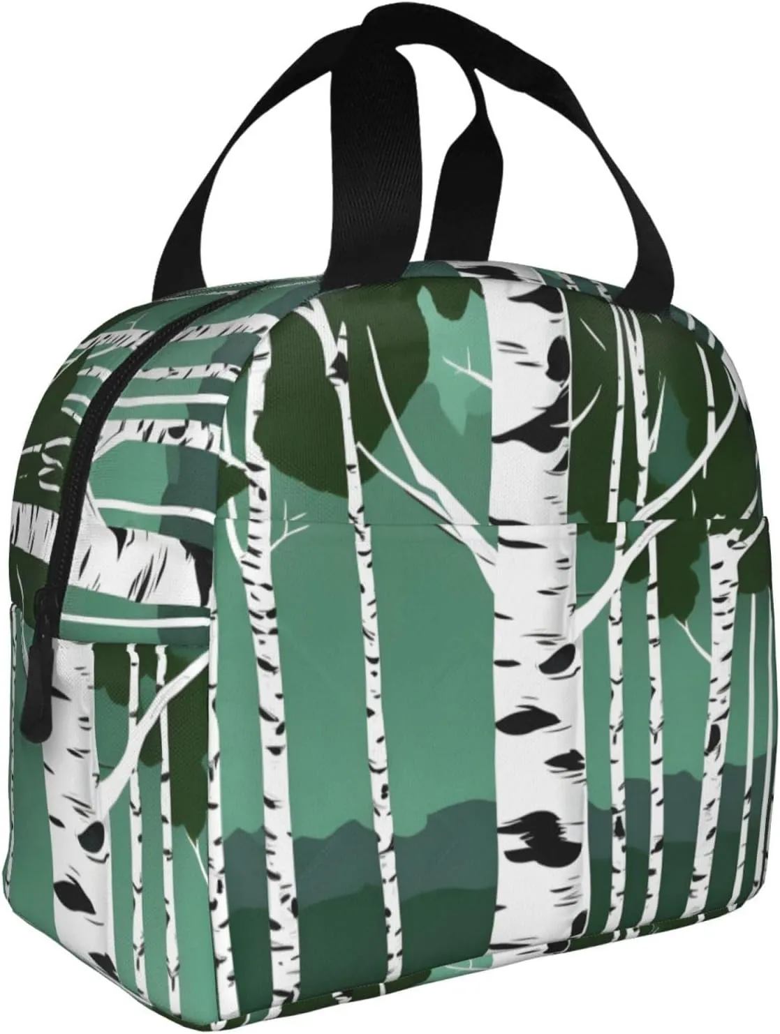 Birch Trees Lightweight Lunch Bag For Men Women Small Lunchbox Good For Office Days