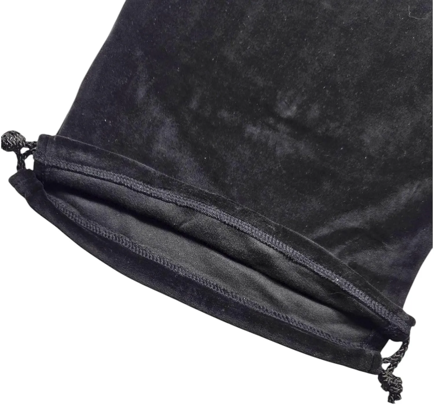 Black Velvet Cremains Bag – Large (10” x12”) – Designed for USE Inside The URN – Includes Resealable Plastic Bag for Secure Containment of Ashes.