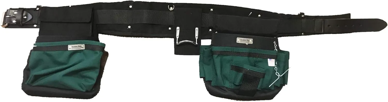 Boulder Bag ULT104 Green Ultimate Electrician Comfort Combo w/Metal Buckle - Large