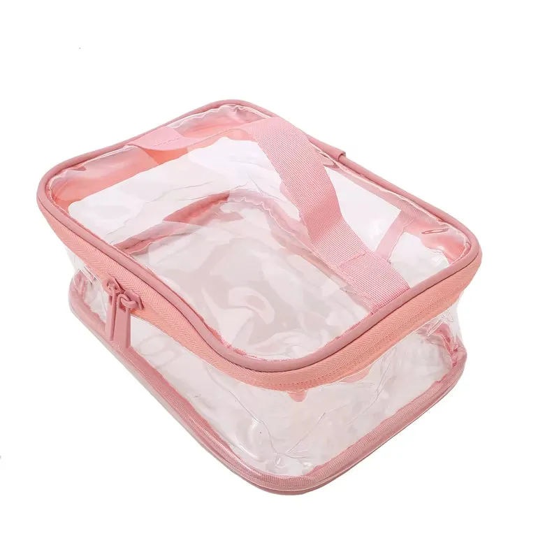 Braelyn | Waterproof Transparent Travel Makeup Cosmetic Bag with Zipper