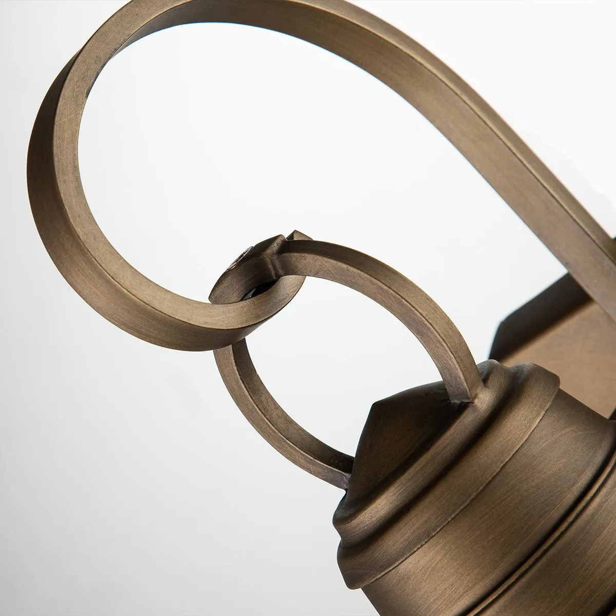 Bridgepoint 1 Light Small Wall Lantern | Natural Brass