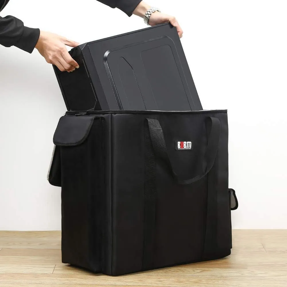 Buwico Desktop PC Computer Main Processor Organizer Travel Storage Carrying Case Bag,Waterproof Anti-Collision,Black
