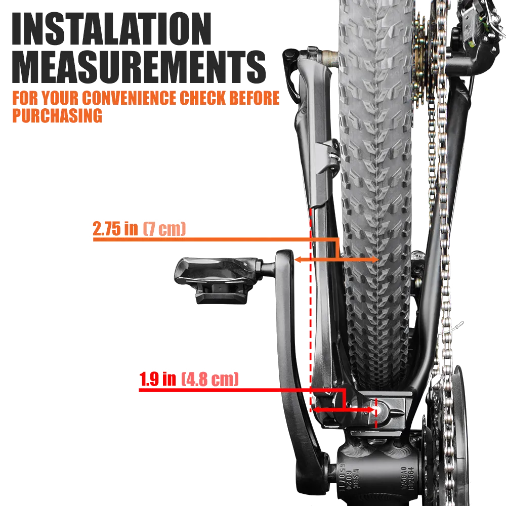 BV Kickstand for Bikes 24" - 29", Spring-Loaded Latch | BV-KA76