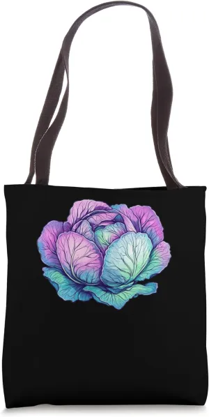 Cabbage Vaporwave Tote Bag