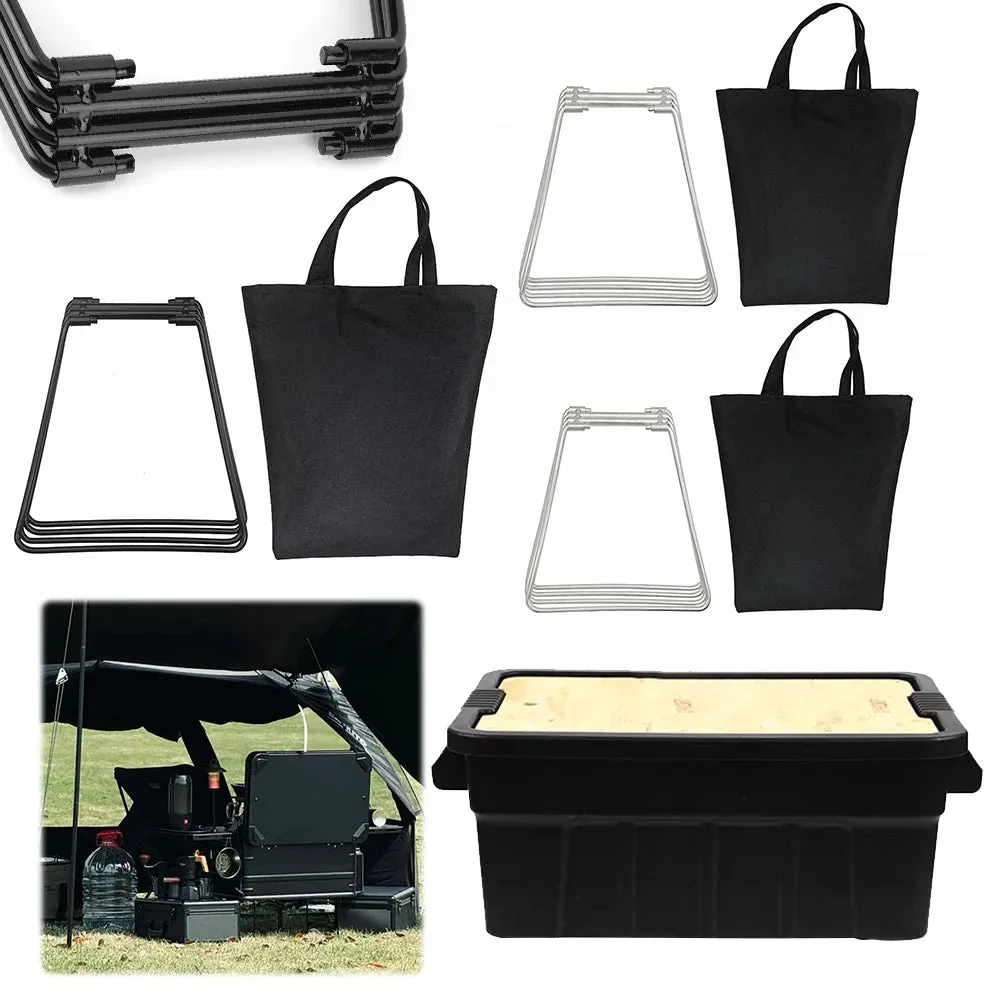 Camping Foldable Aluminum Box Stand