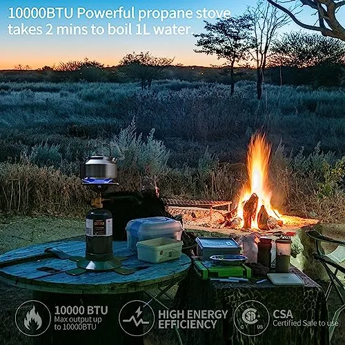 Camping Propane Stove, Single Burner Propane Stove