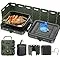 Camping Stove 2 Burner Propane Stove With Grill,Foldable Camping Stove Propane