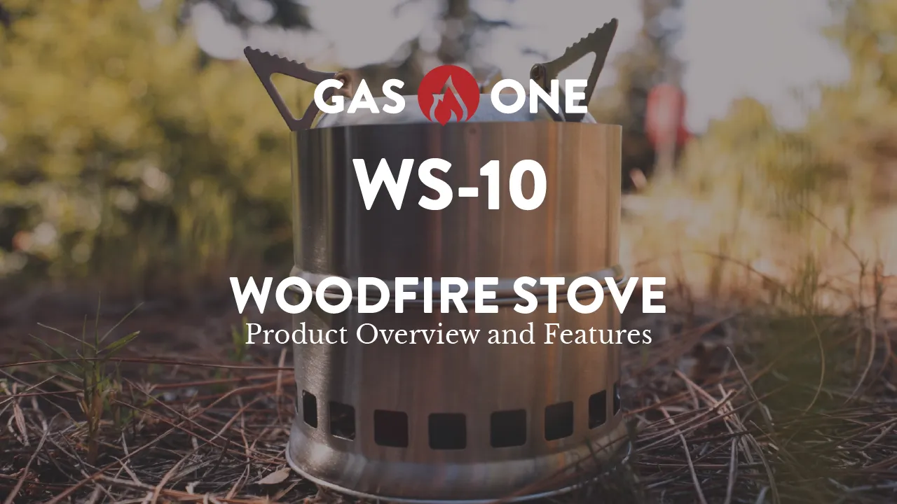 Camping Stove-Wood Stove Stainless Steel Portable Stove w/ Tray