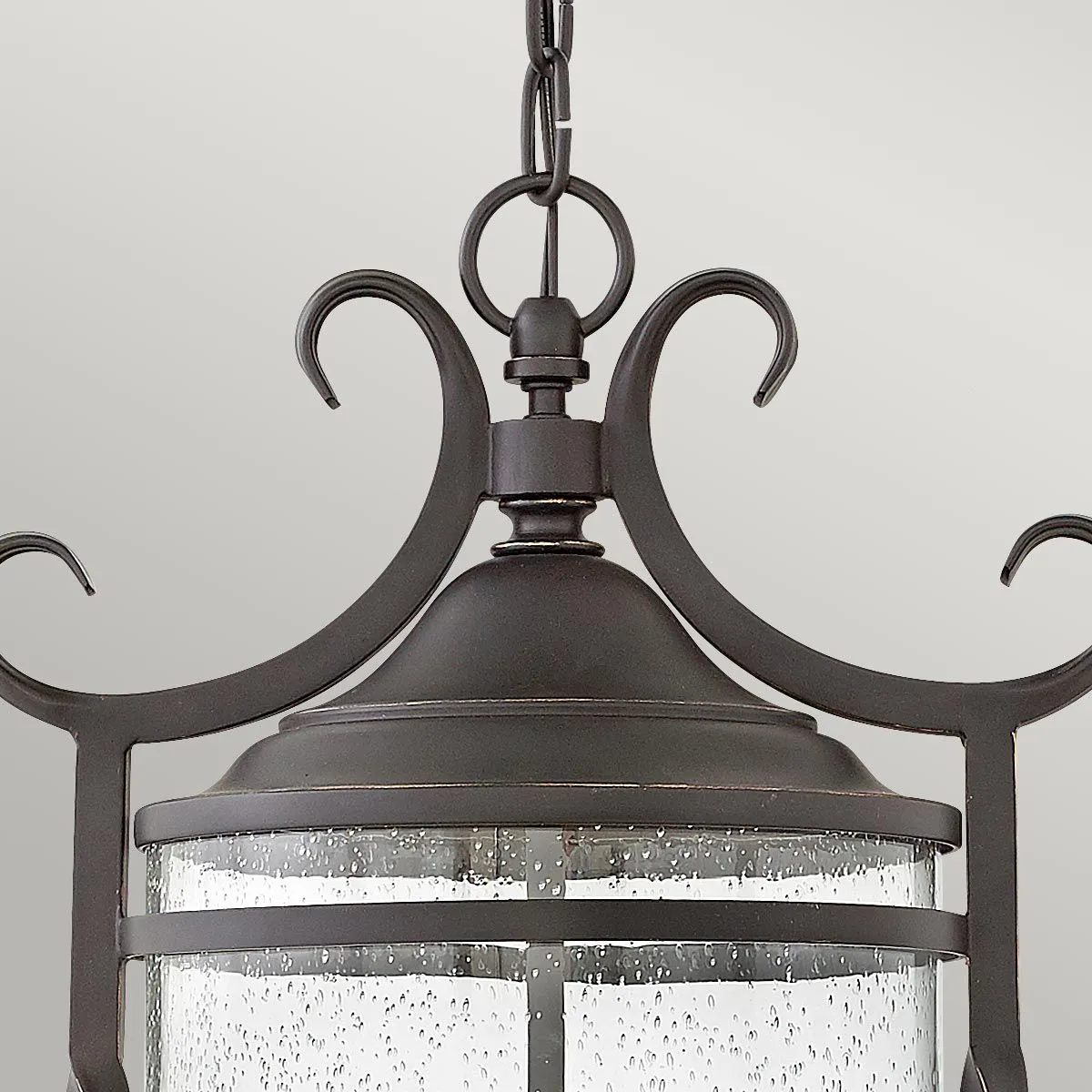 Casa 3 Light Chain Lantern | Olde Black