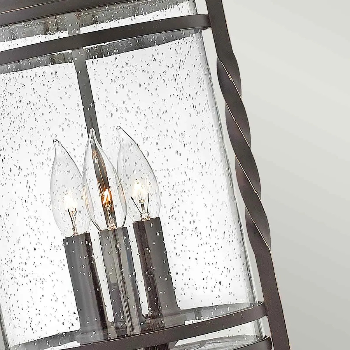 Casa 3 Light Chain Lantern | Olde Black