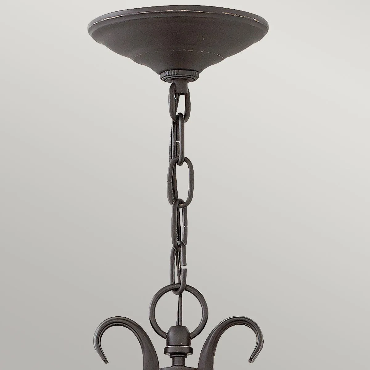 Casa 3 Light Chain Lantern | Olde Black