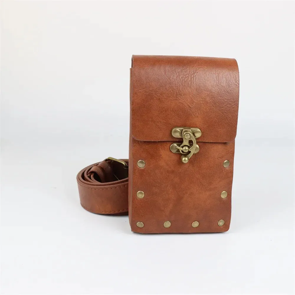 Casssandra | Stylish Boho Belt Bag with Secure Clasp and Rivet Detailing