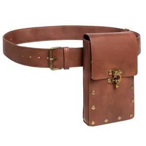 Casssandra | Stylish Boho Belt Bag with Secure Clasp and Rivet Detailing