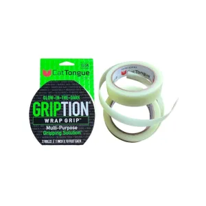 Cat Tongue Glow Gription Tape - 2 pack