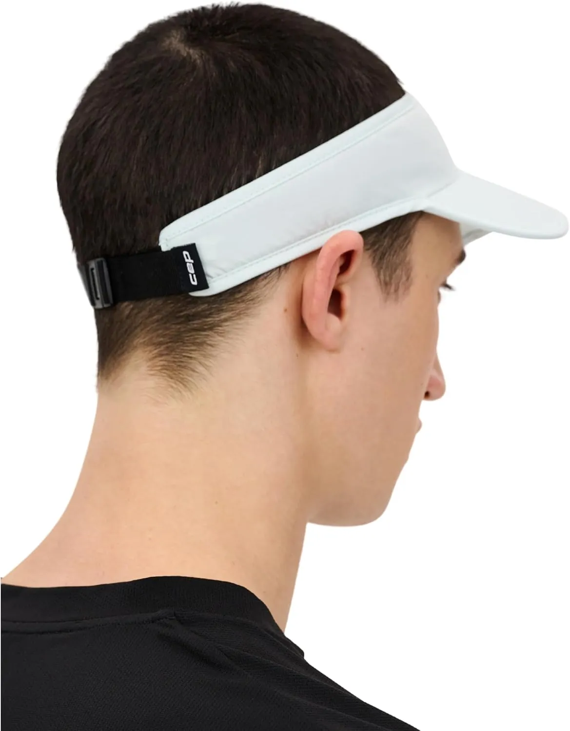CEP Core Run Foldable Visor – Lightweight, Reflective, Collapsible Running Visor with Adjustable Strap for Men and Women