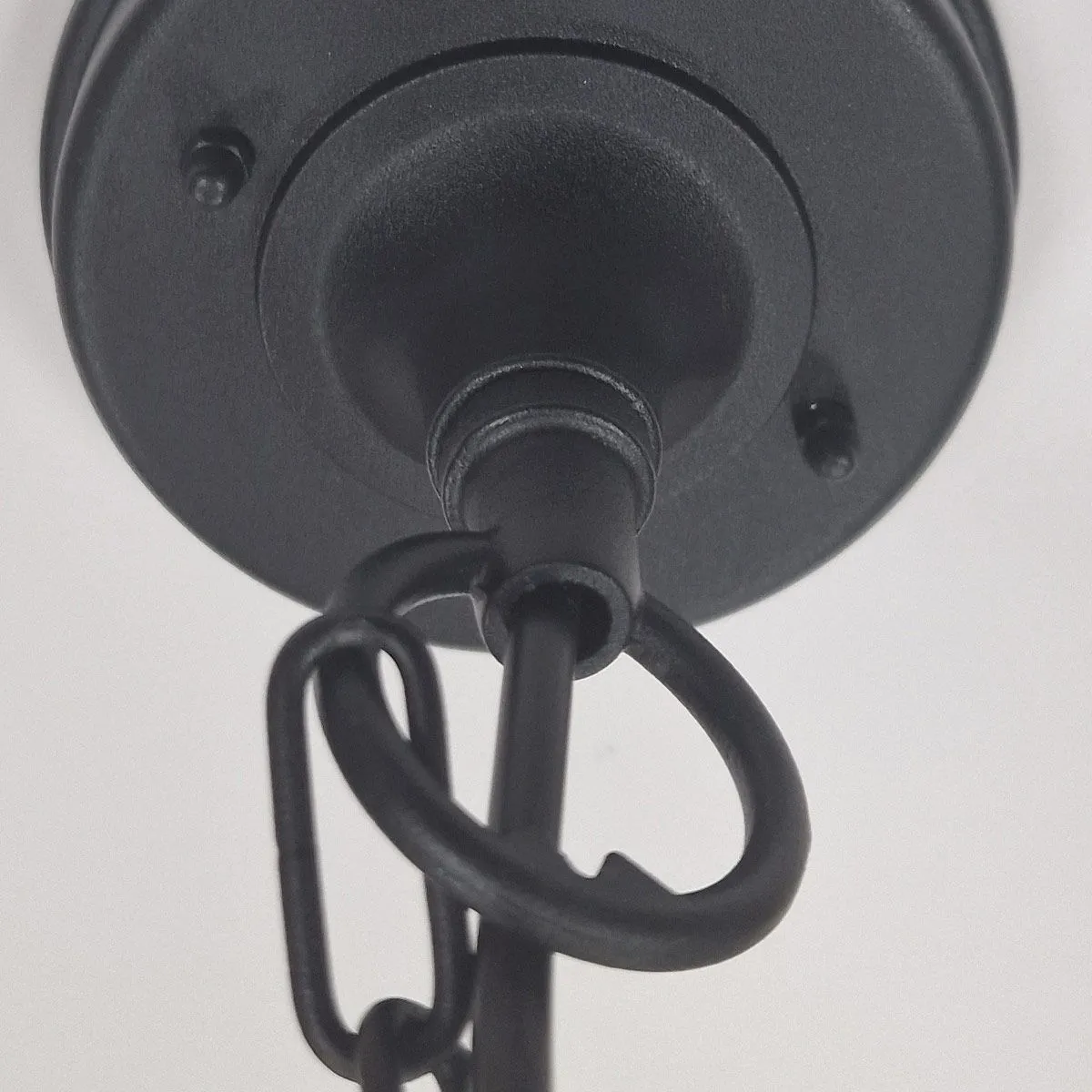 Chapel 1 Light Chain Lantern | Black