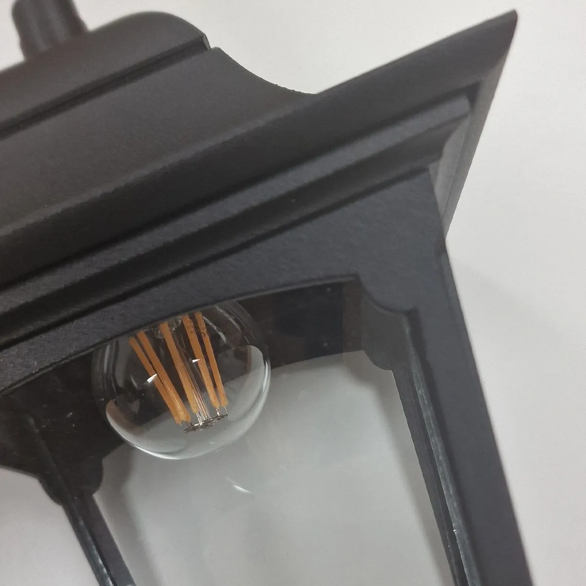 Chapel 1 Light Chain Lantern | Black