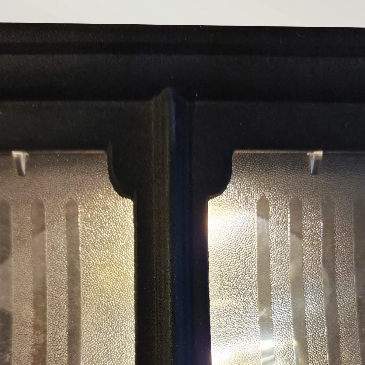 Chapel 1 Light Flush Lantern | Black