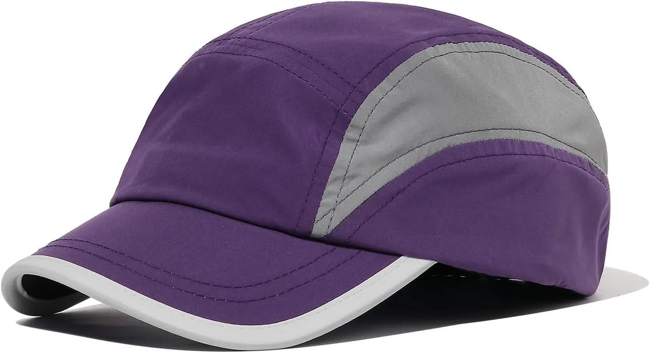 CLAPE Lightweight Short Bill Baseball Caps Quick Dry Waterproof Outdoor Sports Hat Unstructured Tucker Cap Breathable Dad Cap