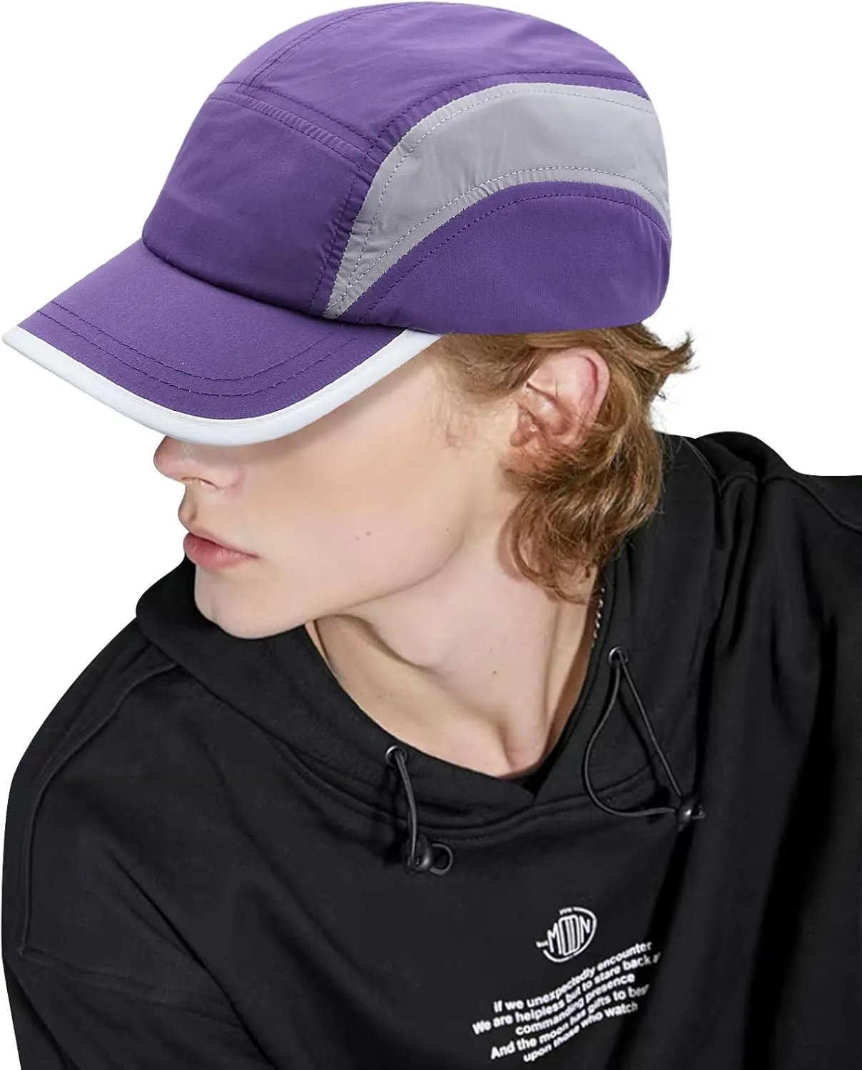 CLAPE Lightweight Short Bill Baseball Caps Quick Dry Waterproof Outdoor Sports Hat Unstructured Tucker Cap Breathable Dad Cap