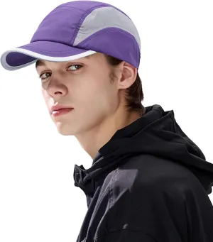CLAPE Lightweight Short Bill Baseball Caps Quick Dry Waterproof Outdoor Sports Hat Unstructured Tucker Cap Breathable Dad Cap