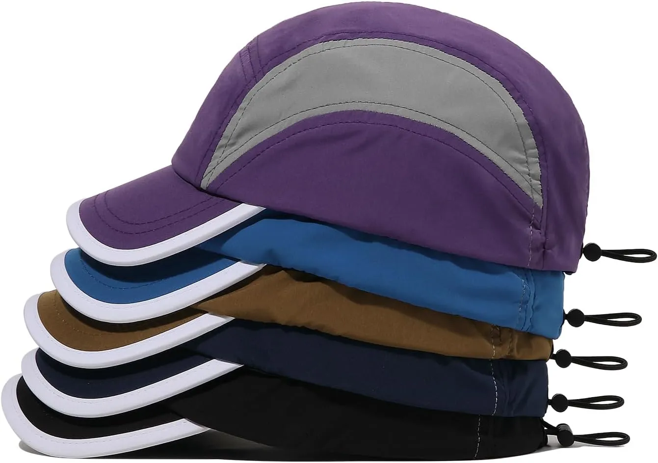CLAPE Lightweight Short Bill Baseball Caps Quick Dry Waterproof Outdoor Sports Hat Unstructured Tucker Cap Breathable Dad Cap