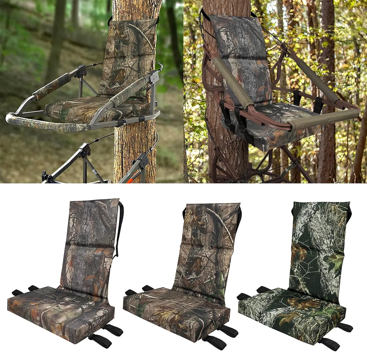Comfortable Tree Stand Seats Cushions Pad Climbing Treestands Seats Adjustable Treestands Replacement Seats Easily to Install