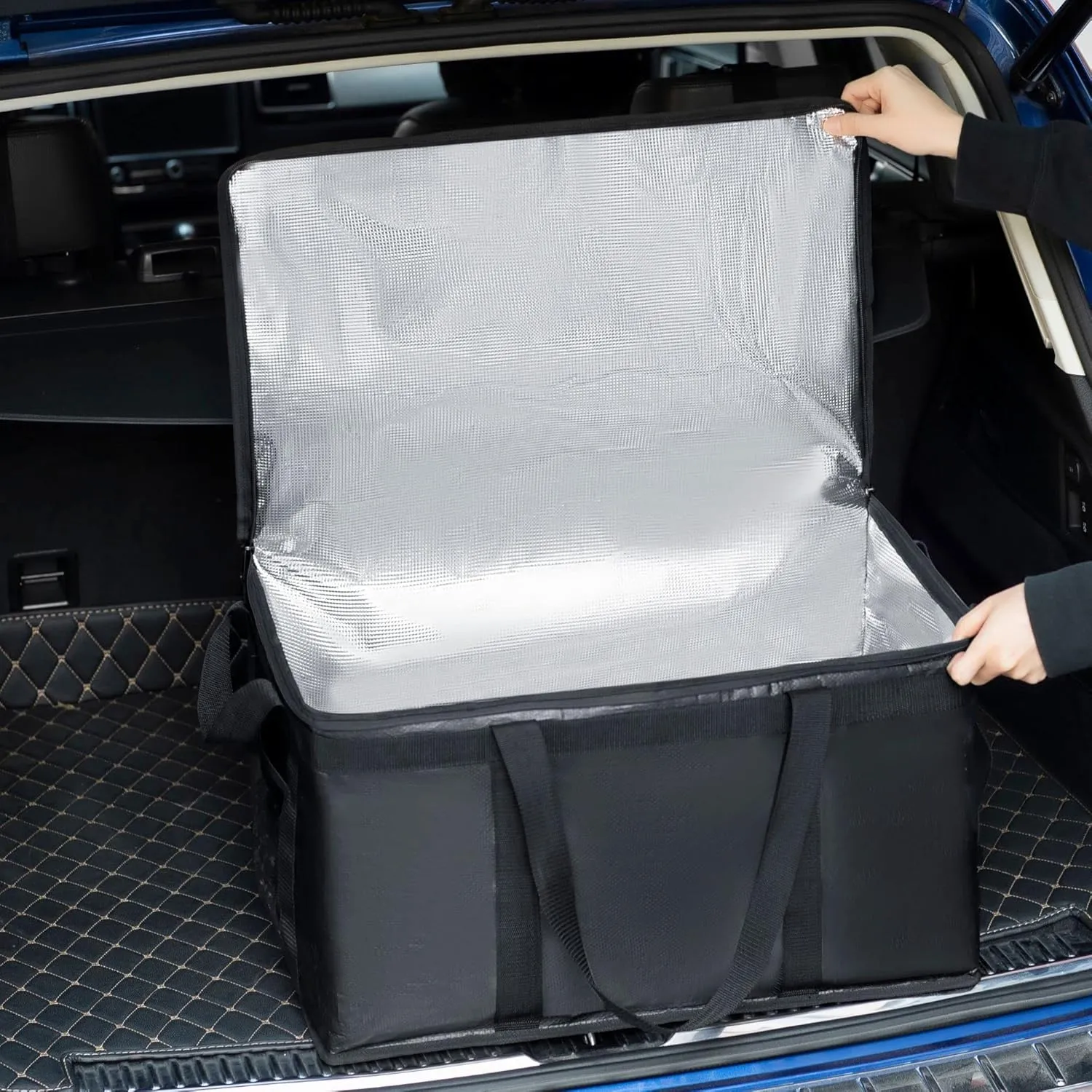 Commercial Lightweight Insulated Delivery Bag Carrier XXXL 23"X14"15" (1 Pack)