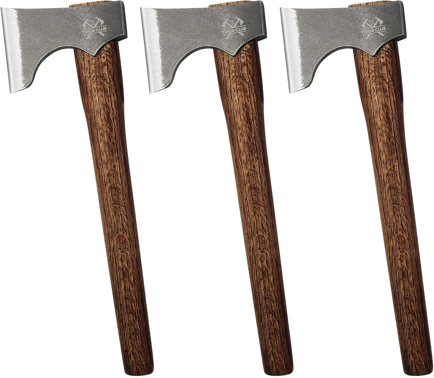 Competition Throwing Axe, 3 Pack 16.5" Throwing Axes with 1065 High Carbon Steel & Wooden Handle, Perfect for Axe Throwing Game, Competition and Recreation, Gift for Men