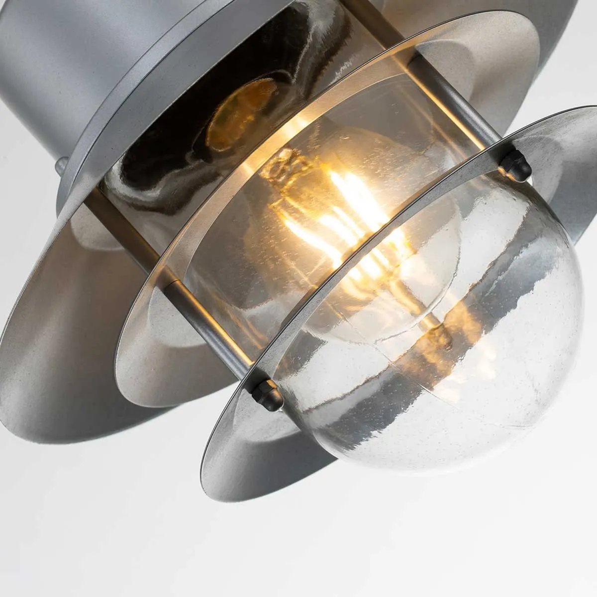 Copenhagen 1 Light Chain Lantern | Silver