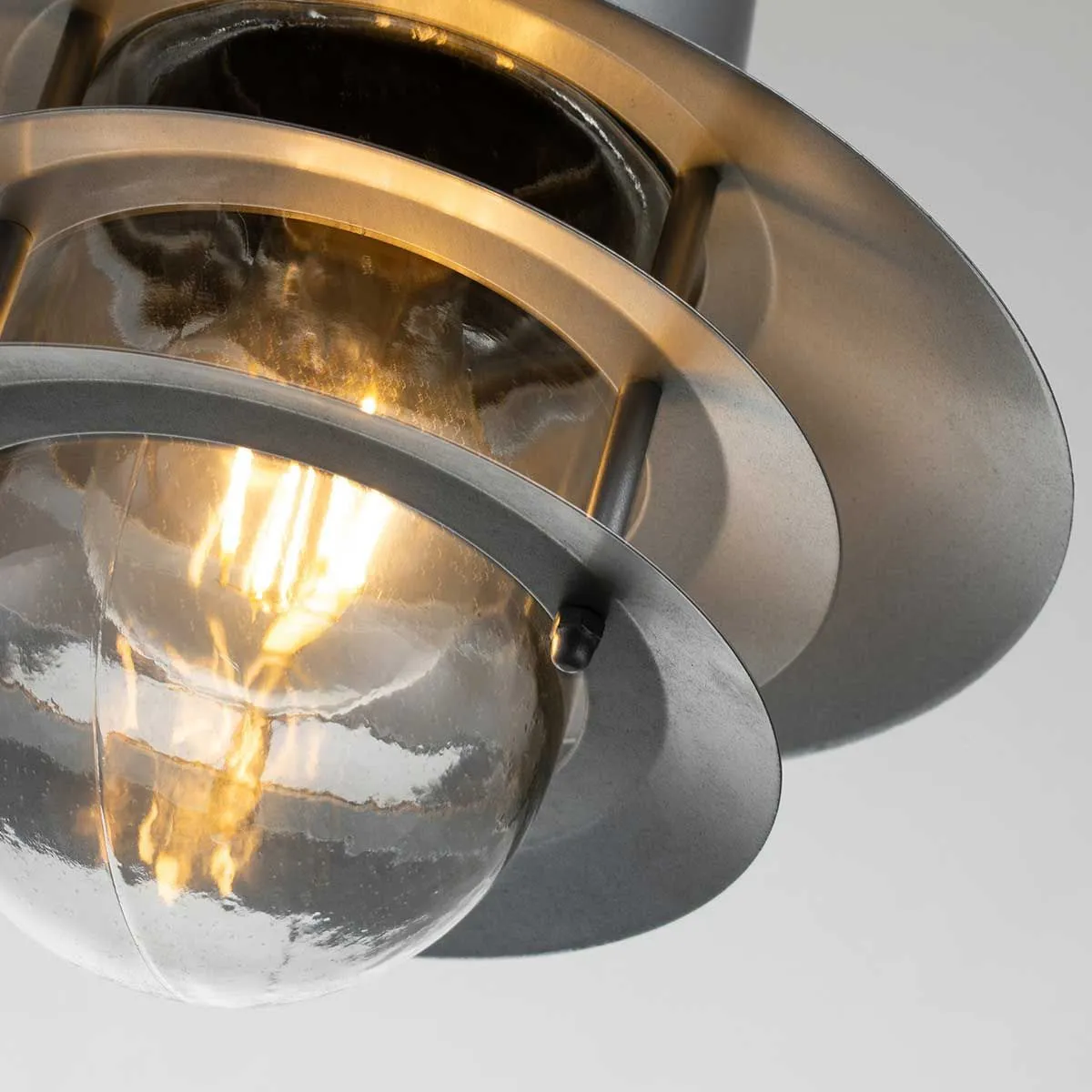 Copenhagen 1 Light Chain Lantern | Silver