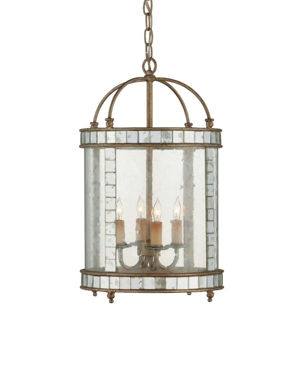 Corsica Small Silver Lantern