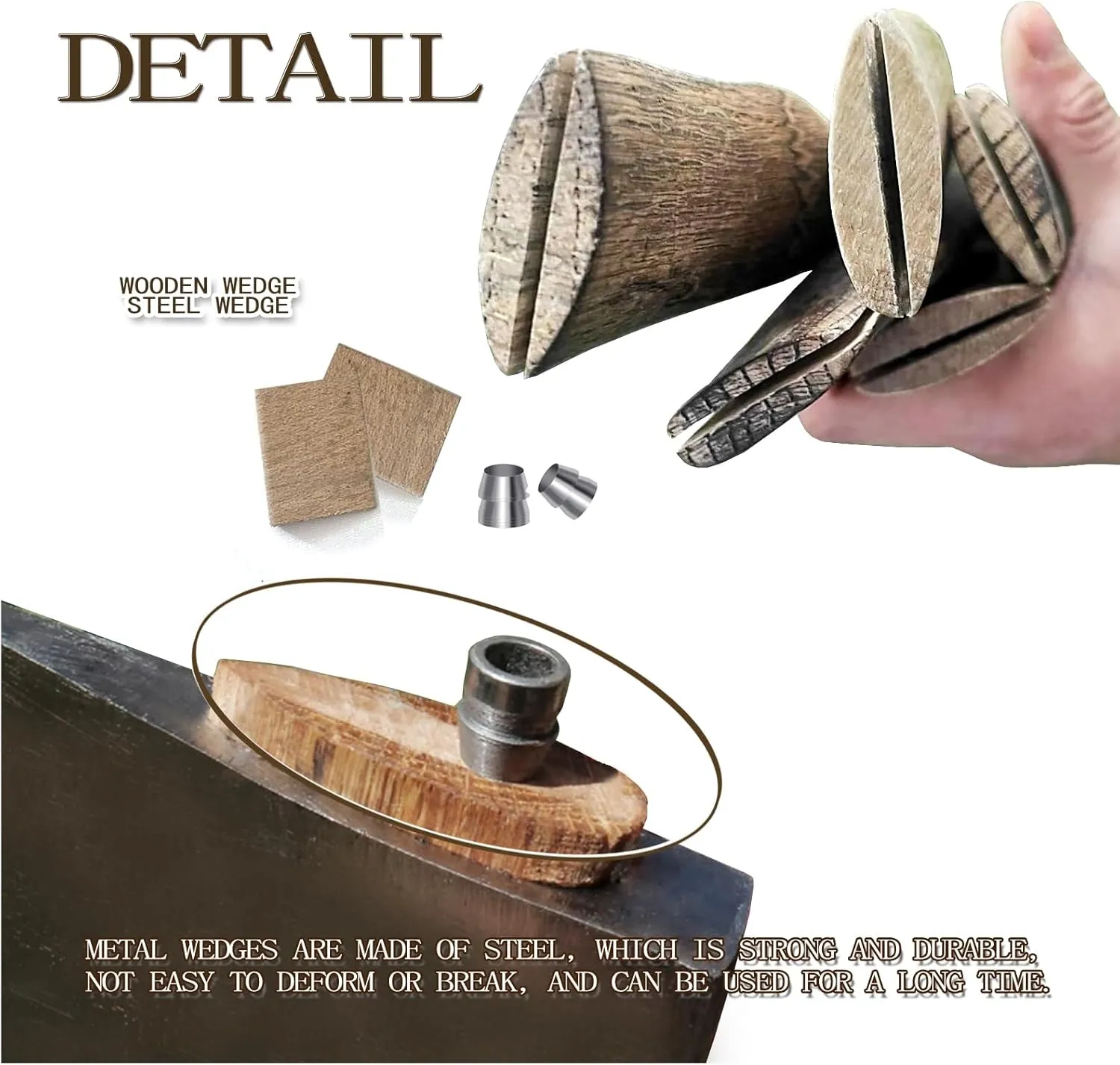 Craftsman's Choice: Axe Handle Replacement | 14.2in 10.6in | Wooden Handles for Pick Axe and Hatchet Replacement