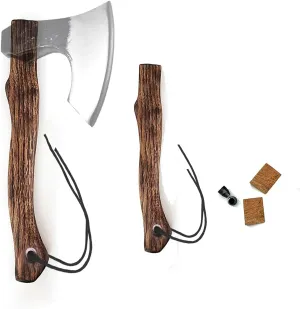 Craftsman's Choice: Axe Handle Replacement | 14.2in 10.6in | Wooden Handles for Pick Axe and Hatchet Replacement