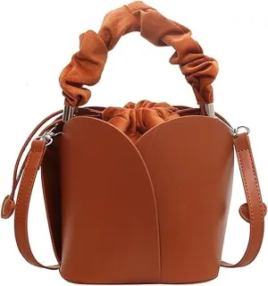Creative Petal Bag,Waterproof PU Crossbody Bag for Women,Lightweight & Durable Everyday Purse for Work,Travel,Shopping