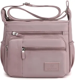 Crossbody Bag Purse for Women, Multiple Pockets Waterproof Shoulder Bag Travel Tote Handbag