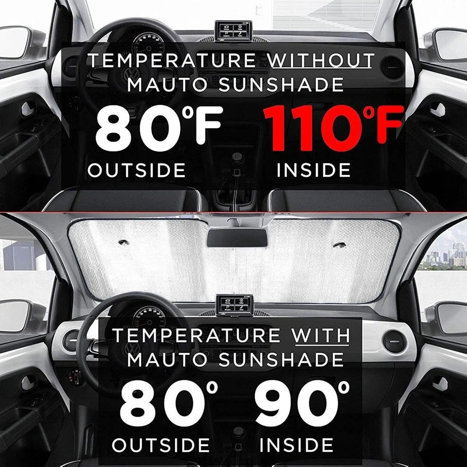 Custom Car Windshield Sunshade Personalized Name Number Keeps Your Vehicle Cool Blocks UV Rays Sun Visor Protector Gift for Fans
