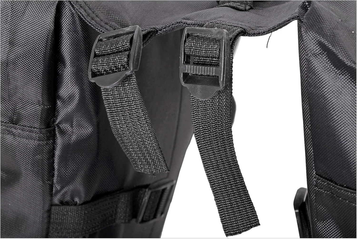CyclePro Bicycle Water-Resistent Rear Seat Bag, Double Pannier Bags Multi-Pockets,2 Bags/Set, Black,15L Capacity, 12"" High