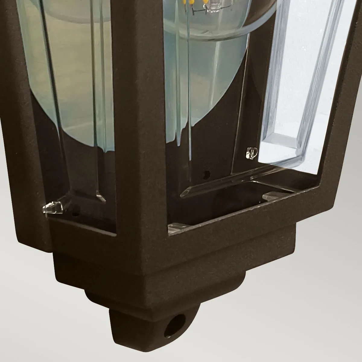 Deco Lane 1lt Half Wall Lantern | Bronze