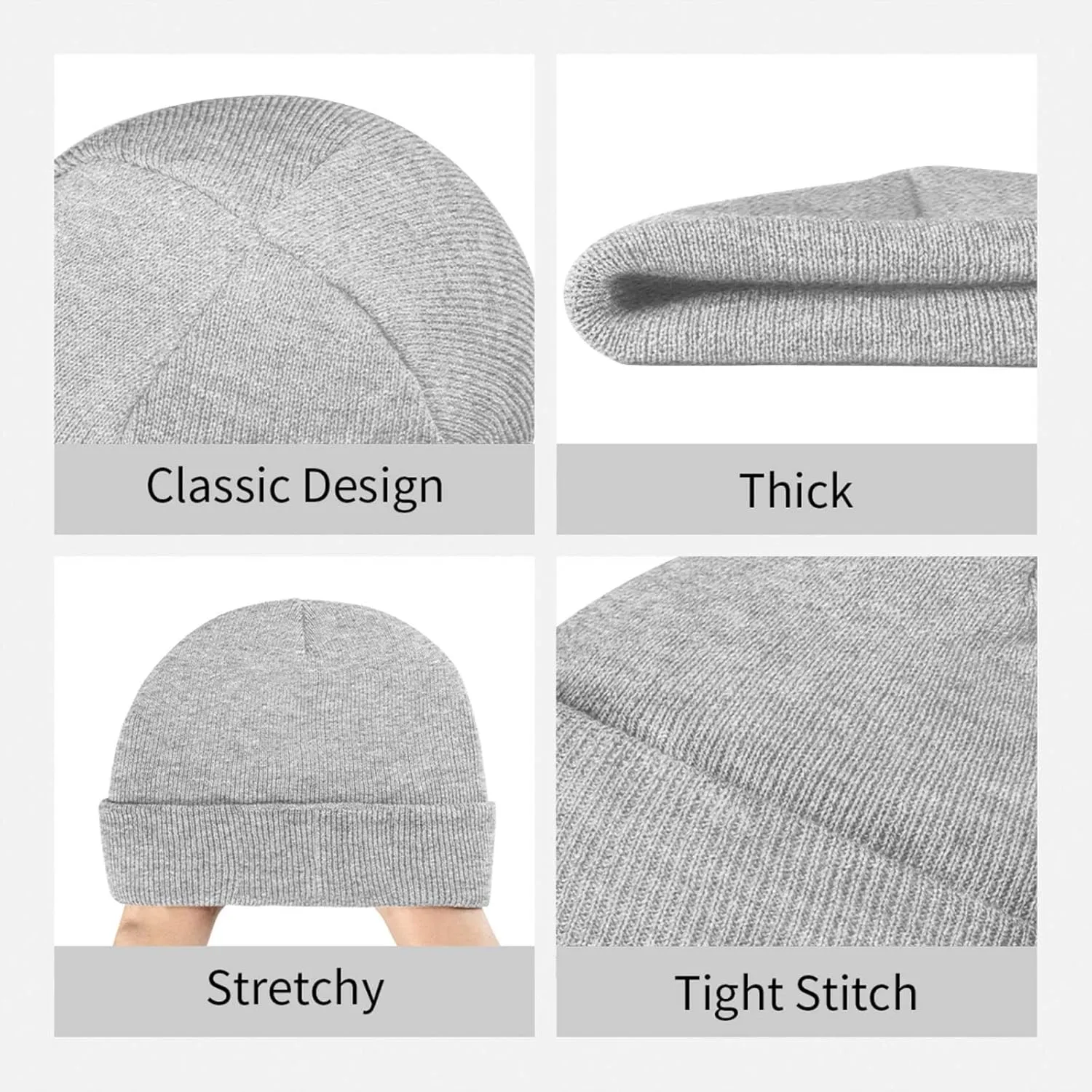 Demigirl Abro-Pride Flag LGBTQ Cozy Knitted Hat for Winter - Warm Comfort Black