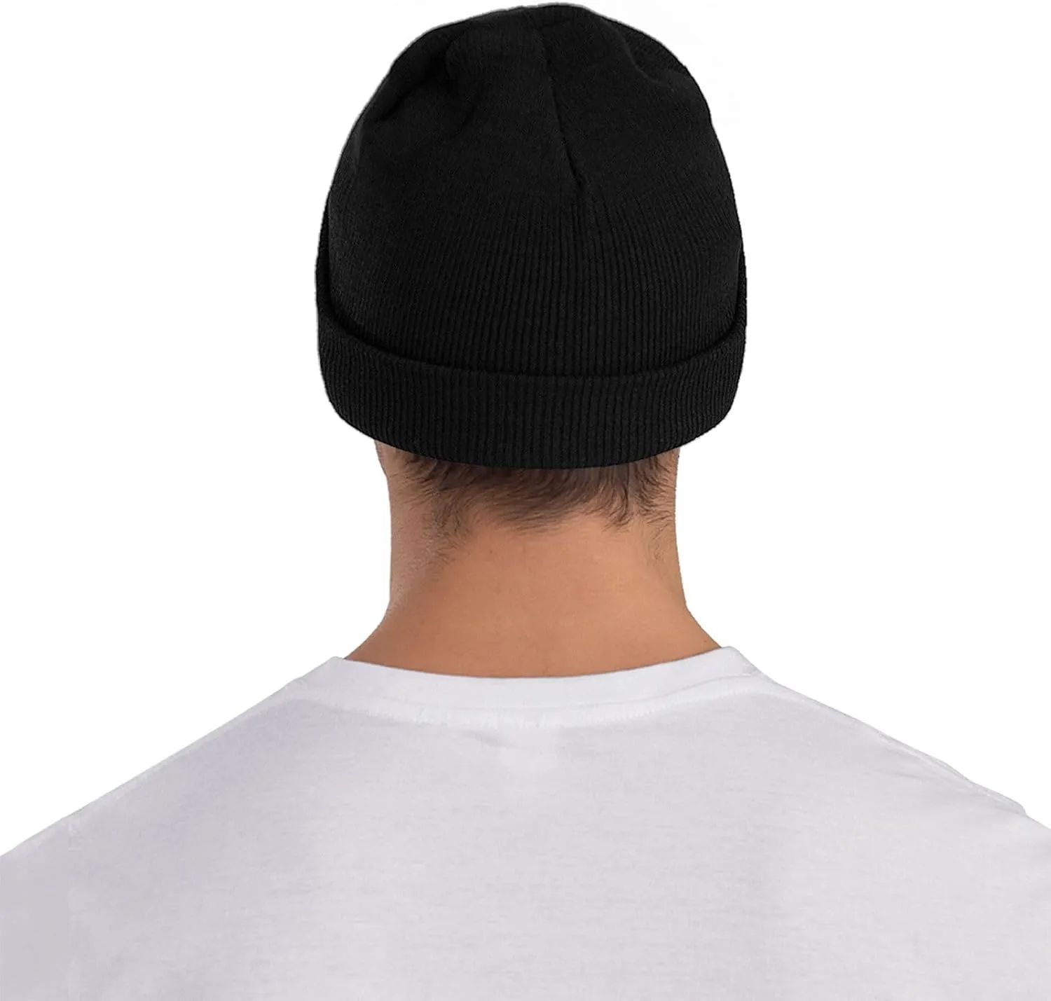 Demigirl Abro-Pride Flag LGBTQ Cozy Knitted Hat for Winter - Warm Comfort Black