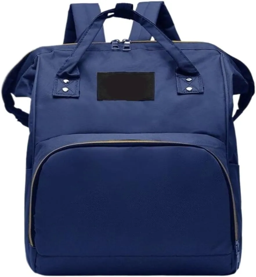 Diaper Bag Mummy bag thermal insulation fashionable lightweight travel backpack storage backpack Daiper Bag(Blue)